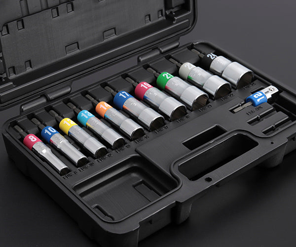 TOP 電動ドリル用アルファソケットセット EDX-824AS トップ工業 工具