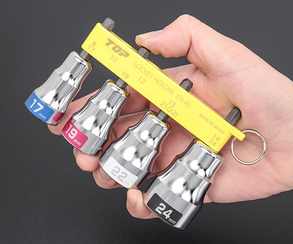 TOP 電動ドリル用ショートソケット EHS-1724HS トップ