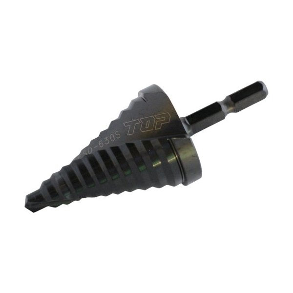 トップ工業の電動ドリル用六角シャンクスパイラルステップドリルの画像1