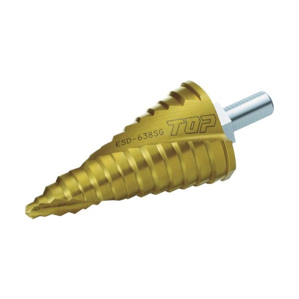 トップ工業の丸軸シャンクスパイラルステップドリルの画像1