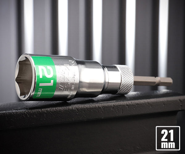 TOP 電動ドリル用 強替軸ソケット 21mm 40V対応 ESK-21TS トップ工業 工具 六角 6角 電動工具 ドリルドライバー シャンク交換 高耐久