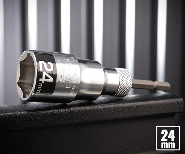 TOP 電動ドリル用 強替軸ソケット 24mm 40V対応 ESK-24TS トップ工業 工具 六角 6角 電動工具 ドリルドライバー シャンク交換 高耐久