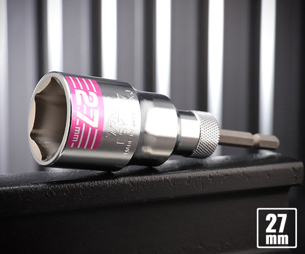 TOP 電動ドリル用 強替軸ソケット 27mm 40V対応 ESK-27TS トップ工業 工具 六角 6角 電動工具 ドリルドライバー シャンク交換 高耐久