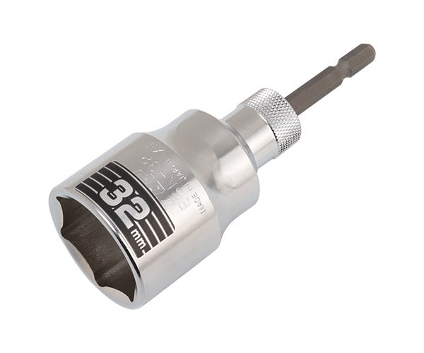TOP 電動ドリル用 強替軸ソケット 32mm 40V対応 ESK-32TS トップ工業 工具 六角 6角 電動工具 ドリルドライバー シャンク交換 高耐久