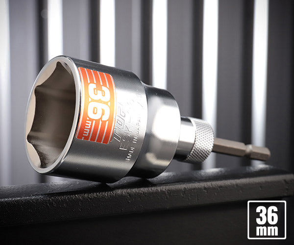 TOP 電動ドリル用 強替軸ソケット 36mm 40V対応 ESK-36TS トップ工業 工具 六角 6角 電動工具 ドリルドライバー シャンク交換 高耐久