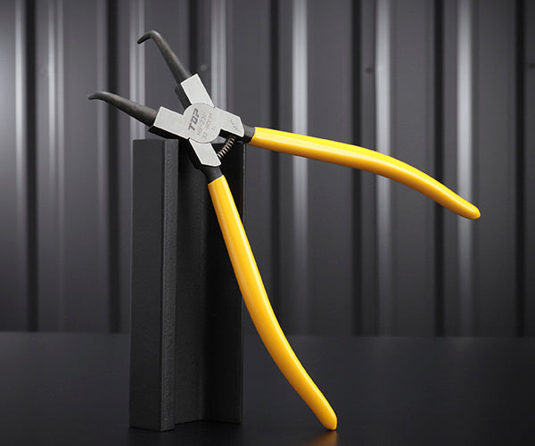 TOP スナップリングプライヤ穴用曲爪 230mm 使用範囲32〜80mm HB-230 トップ工業