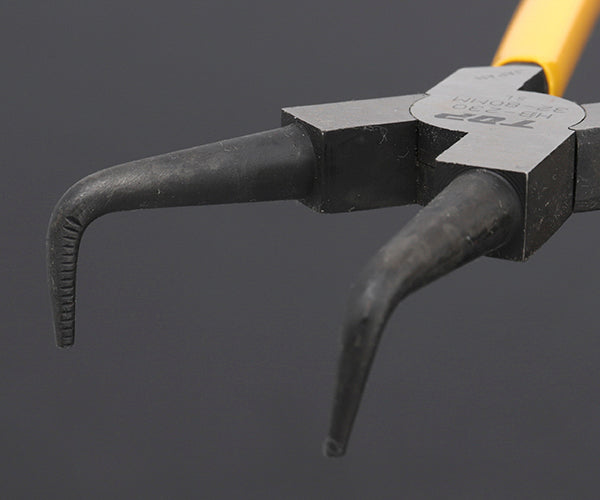 TOP スナップリングプライヤ穴用曲爪 230mm 使用範囲32〜80mm HB-230 トップ工業