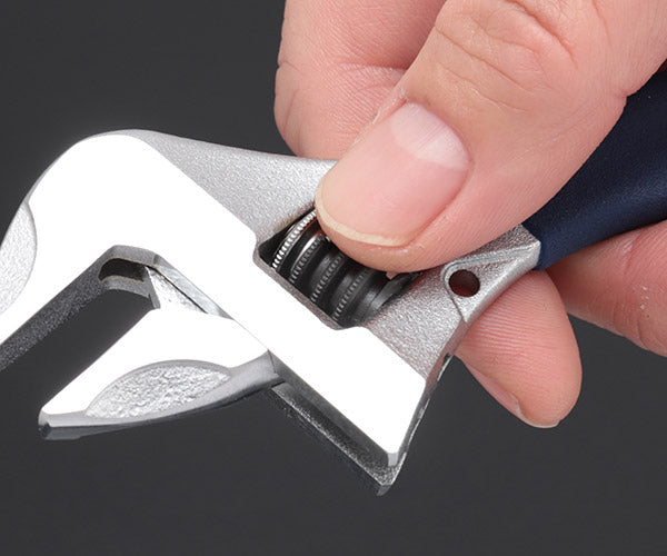 TOP ワークワイド(ガタ無しモンキレンチ)グリップ付 ネイビー HM-25MGNB