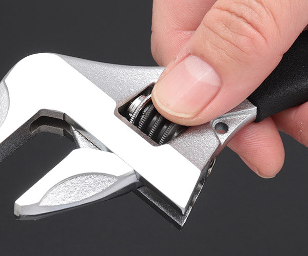 TOP ワークワイド(ガタ無しモンキレンチ)グリップ付 ブラック HM-32MGBK