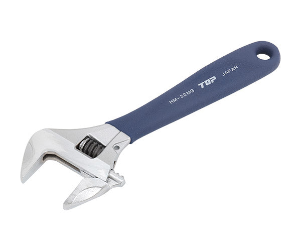 TOP モンキーレンチ ワークワイド ガタ無し モンキレンチ グリップ付 ネイビー HM-32MGNB トップ工業 工具