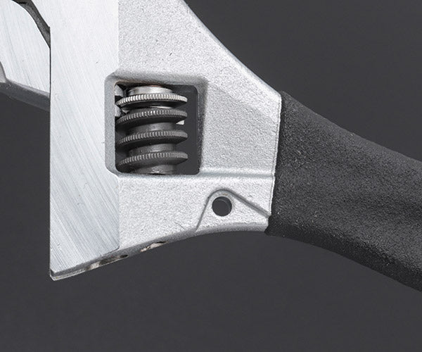 TOP モンキーレンチ ワークワイド ガタ無し モンキレンチ グリップ付 ブラック HM-38MGBK トップ工業 工具