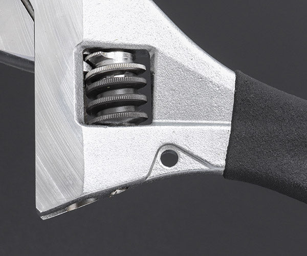 TOP ワークワイド(ガタ無しモンキレンチ)グリップ付 ブラック HM-43MGBK