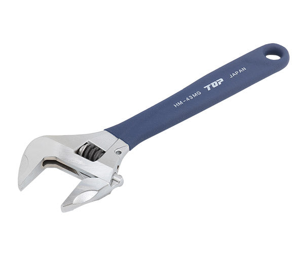 TOP ワークワイド(ガタ無しモンキレンチ)グリップ付 ネイビー HM-43MGNB
