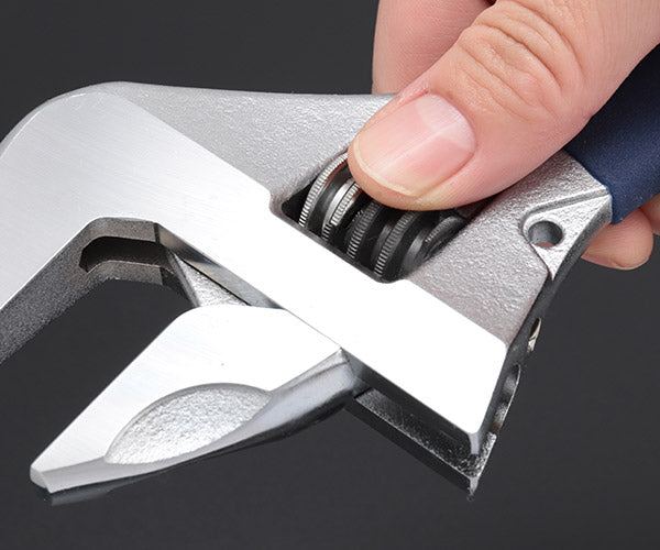 TOP ワークワイド(ガタ無しモンキレンチ)グリップ付 ネイビー HM-43MGNB