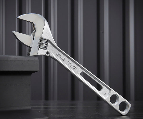 TOP 薄型軽量 ワイド モンキーレンチ エコワイド 300mm口開12〜46 HY-42 モンキレンチ トップ工業 工具