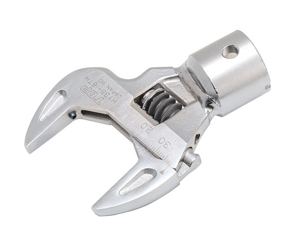 TOP モンキ形トルクヘッド(目盛り付)口開き17〜38mm HY38-18TH トップ