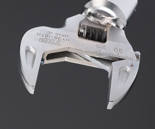 TOP モンキ形トルクヘッド(目盛り付)口開き17〜38mm HY38-18TH トップ