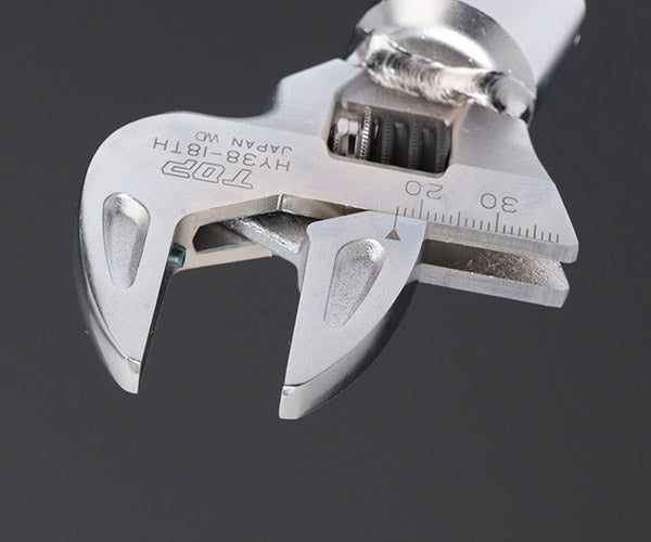 TOP モンキ形トルクヘッド(目盛り付)口開き17〜38mm HY38-18TH トップ