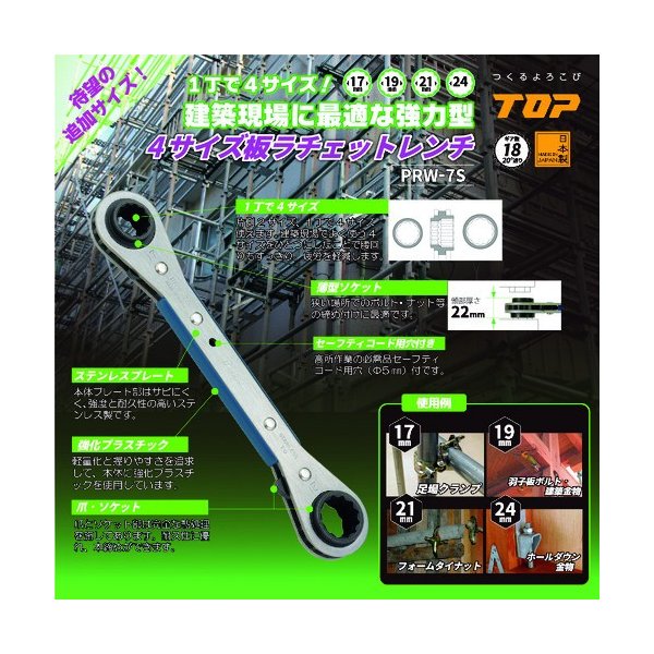 トップ工業のラチェットレンチの画像2