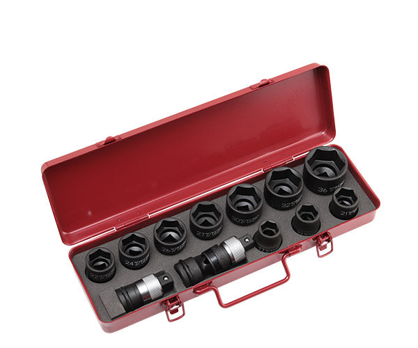 TOP インパクトレンチ用ソケット ワンタッチアダプターセット PT-1736PUS 差込角12.7mm 12点セット トップ工業