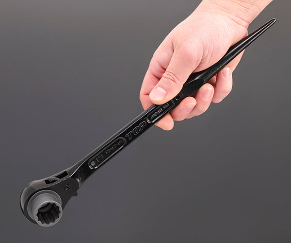 TOP 両口ラチェットレンチ 17X19mm RM-17X19 トップ工業
