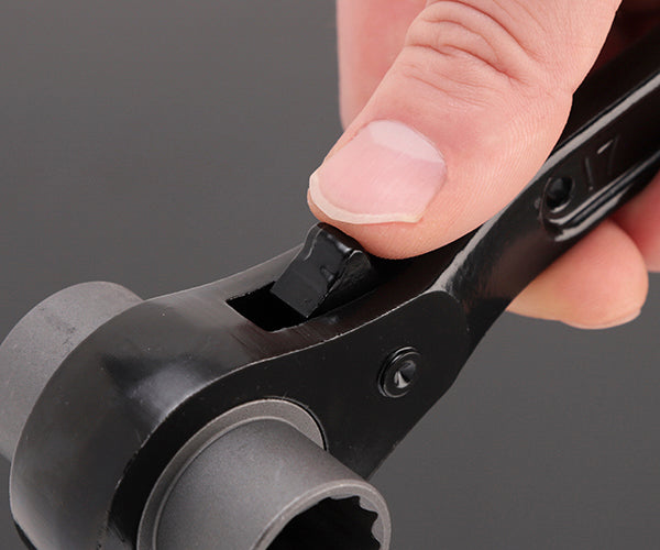 TOP 両口ラチェットレンチ 17X19mm RM-17X19 トップ工業