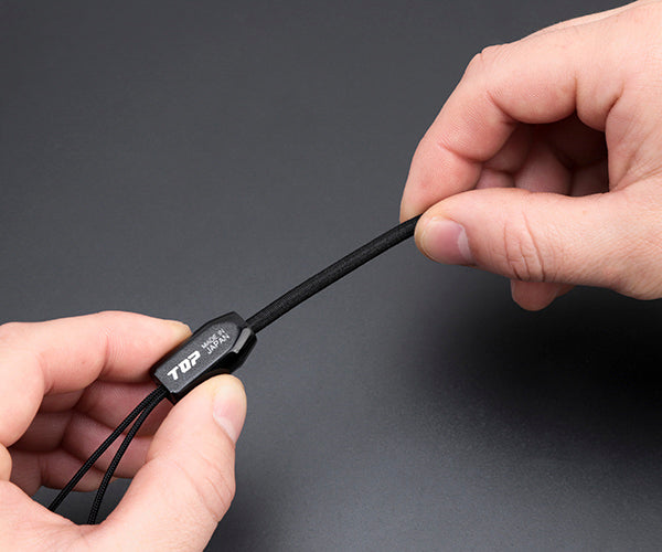 TOP ゴム製セーフティストラップ ブラック SFS-250BK