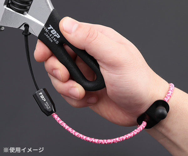 TOP ゴム製セーフティストラップ 迷彩ピンク SFS-250MP