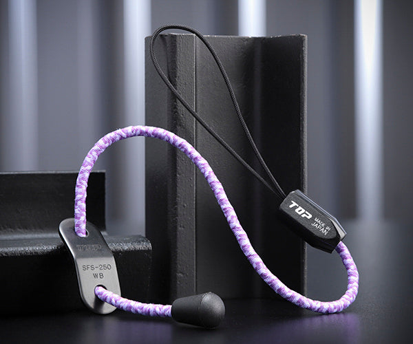 TOP ゴム製セーフティストラップ 迷彩バイオレット SFS-250MV