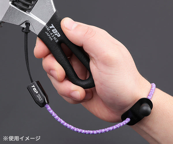 TOP ゴム製セーフティストラップ 迷彩バイオレット SFS-250MV