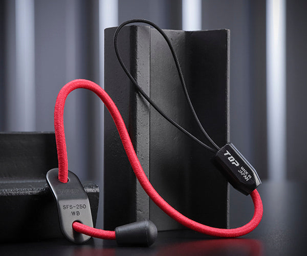 TOP ゴム製セーフティストラップ レッド SFS-250R
