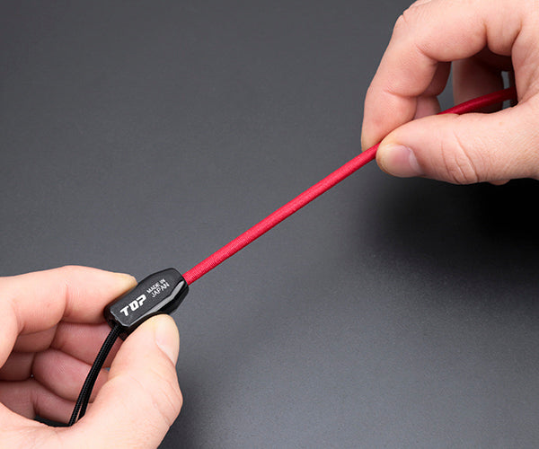 TOP ゴム製セーフティストラップ レッド SFS-250R