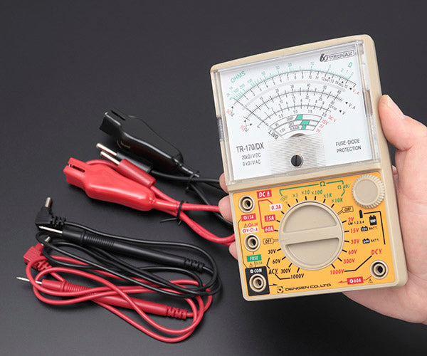 デンゲン サーキットテスター アナログ式 マイコン搭載車用 直流60A対応 上位モデル (TR-170DX) (4562396133725) DENGEN