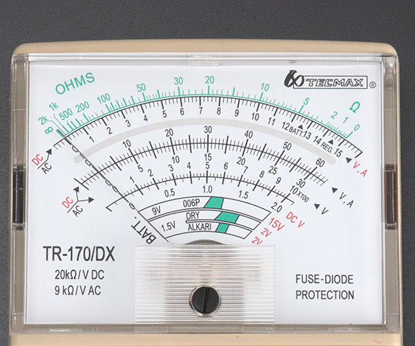 デンゲン サーキットテスター アナログ式 マイコン搭載車用 直流60A対応 上位モデル (TR-170DX) (4562396133725) DENGEN