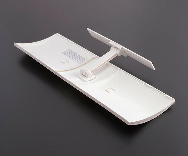 TRUSCO エアコン風よけカバー シボ加工タイプ ホワイト トラスコ