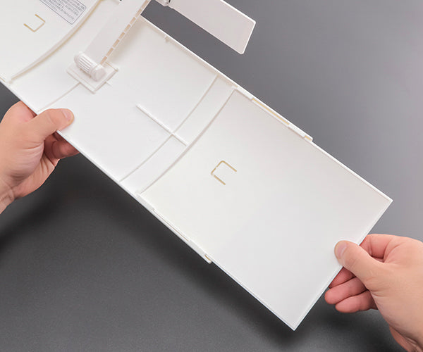 TRUSCO エアコン風よけカバー シボ加工タイプ ホワイト トラスコ