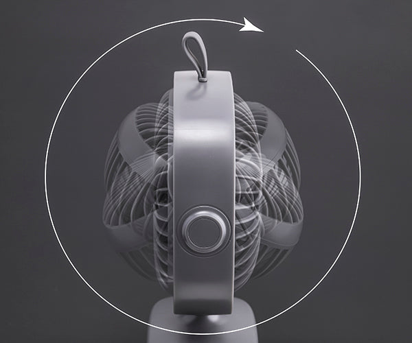 TRUSCO 充電式クリップファン クリップ式 卓上式 2WAY CLFN-GY 暑さ対策 トラスコ