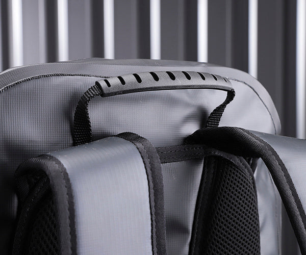 TRUSCO 防水ターポリンデイパック ブラック 容量19L TDYB-BK トラスコ