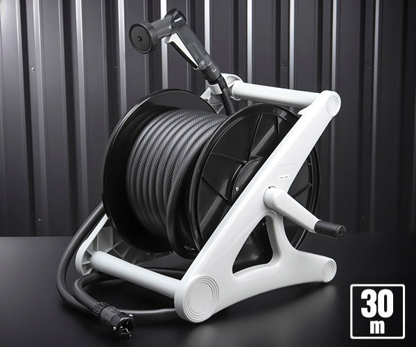 TRUSCO ホースリール 大流量ホースリール ホース全長30m THR-30X 適合ホース内径×外径 15×20mm トラスコ