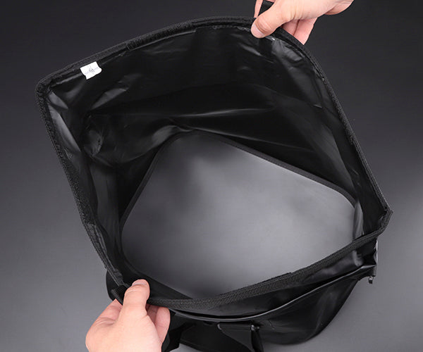 TRUSCO 防水ターポリントートバッグ ブラック Lサイズ TTBL-BK トラスコ