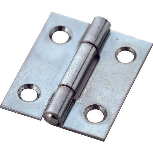 TRUSCO スチール製薄口普通蝶番 三価クロムメッキ仕上ゲ 全長25.5mm 55025UNCR トラスコ