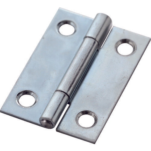TRUSCO スチール製薄口普通蝶番 三価クロムメッキ仕上ゲ 全長31.5mm 55032UNCR トラスコ