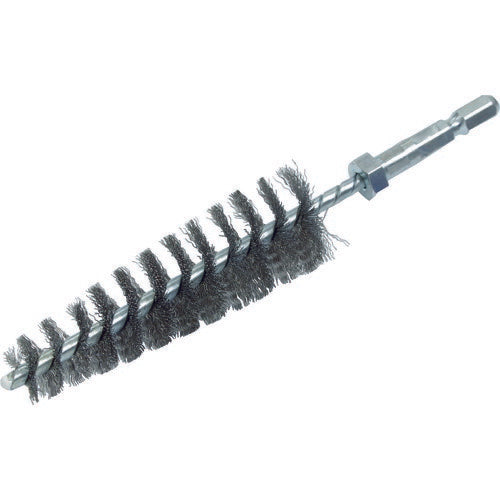 TRUSCO 六角軸テーパーネジリブラシ ステンレス線 0.2Φ 14Φ~24Φ穴用 6TNB1424SUS トラスコ