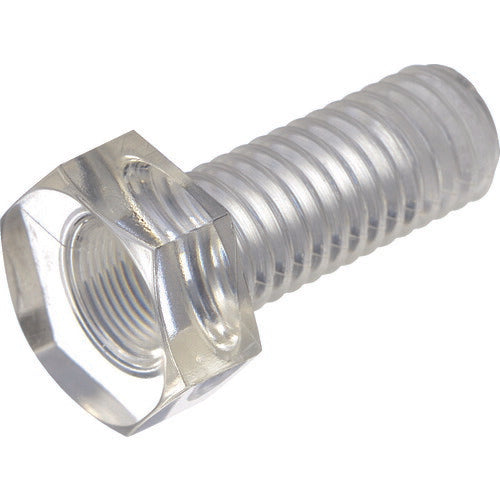 TRUSCO ポリカーボネート(PC) 六角ボルト M4X15 50本入 BPCBTM4X15 トラスコ