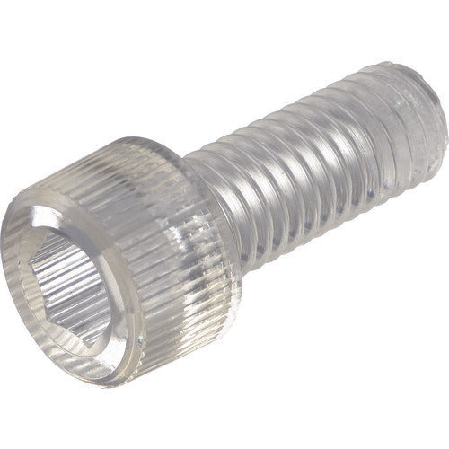 TRUSCO ポリカーボネート(PC) 六角穴付ボルト M4X12 50本入 BPCCBM4X12 トラスコ