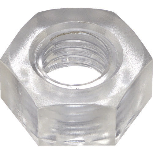 TRUSCO ポリカーボネート(PC) 六角ナット M2 50個入 BPCNTM2 トラスコ