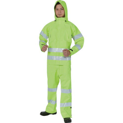 TRUSCO ゴアテックス高視認制電レインウェア イエロー LL GXHWLLY トラスコ