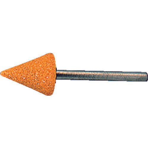 TRUSCO 軸付砥石WA 三角型 Φ13X幅16X軸3 #60 10本入 MO340P トラスコ