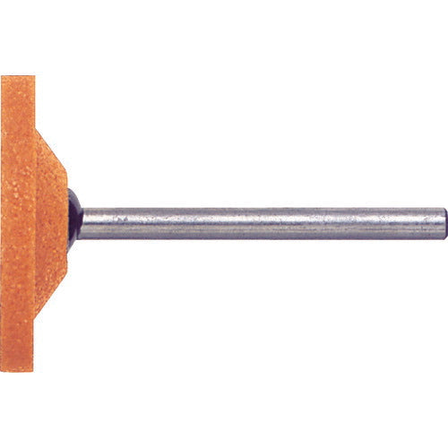 TRUSCO 軸付砥石WA 平型 Φ25X幅3X軸3 #60 10本入 MO641P トラスコ