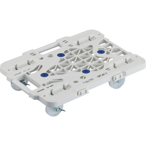 TRUSCO 連結式ルートバン メッシュタイプ 515X385 ナイロン車輪 4輪自在 ストッパー付 白 MPK500NJSW トラスコ